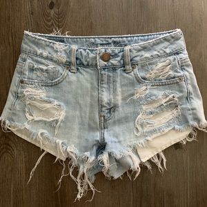 Women’s Blue Jean Shorts -American Eagle- Size 0